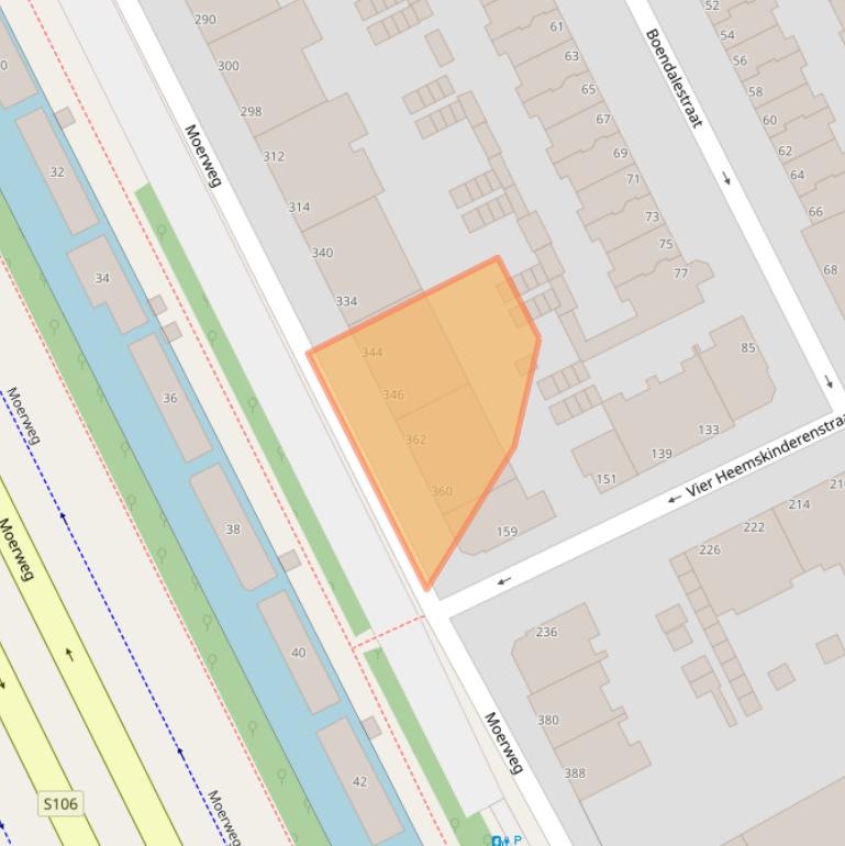 Kaart van postcodegebied 2531BH.