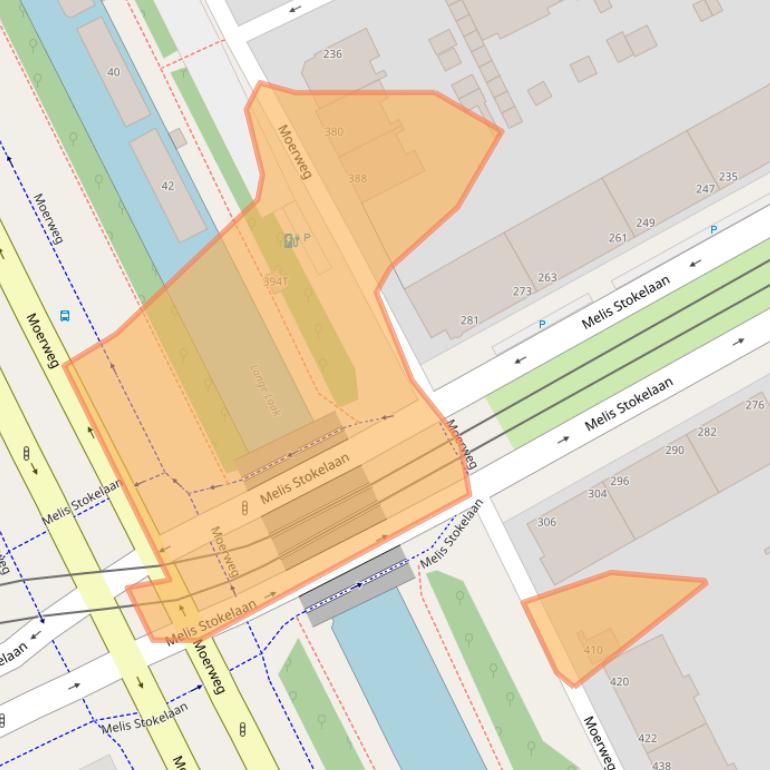 Kaart van postcodegebied 2531BJ.