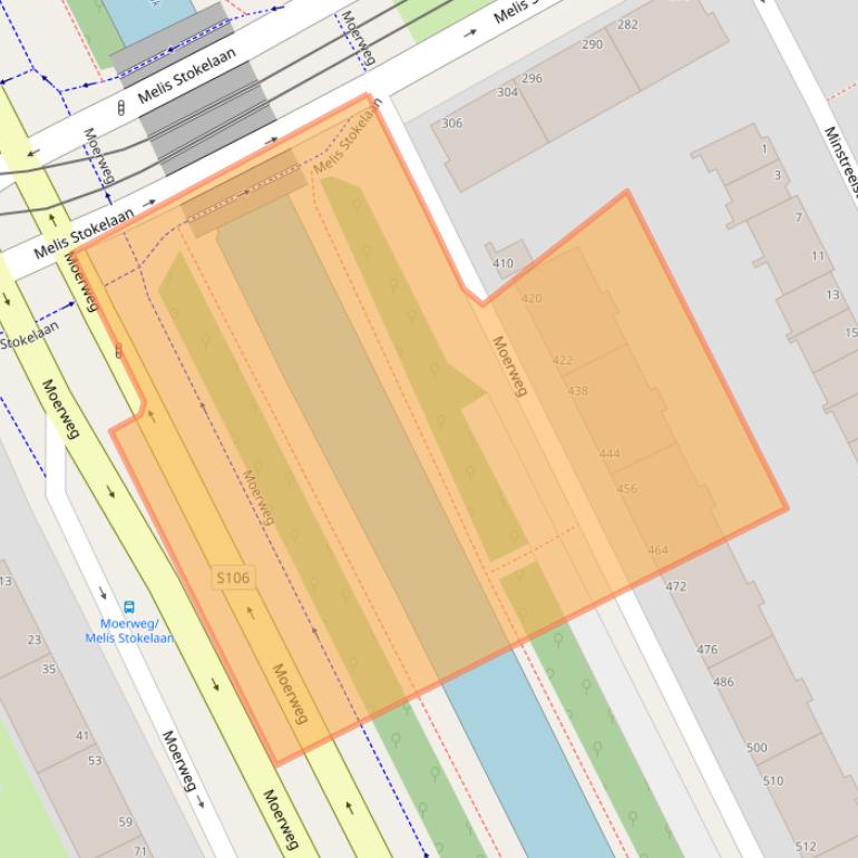 Kaart van postcodegebied 2531BK.