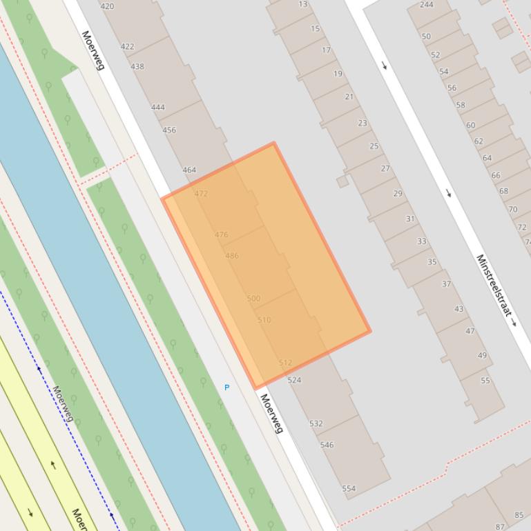 Kaart van postcodegebied 2531BL.