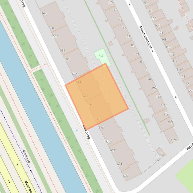 Kaart van postcodegebied 2531BP.