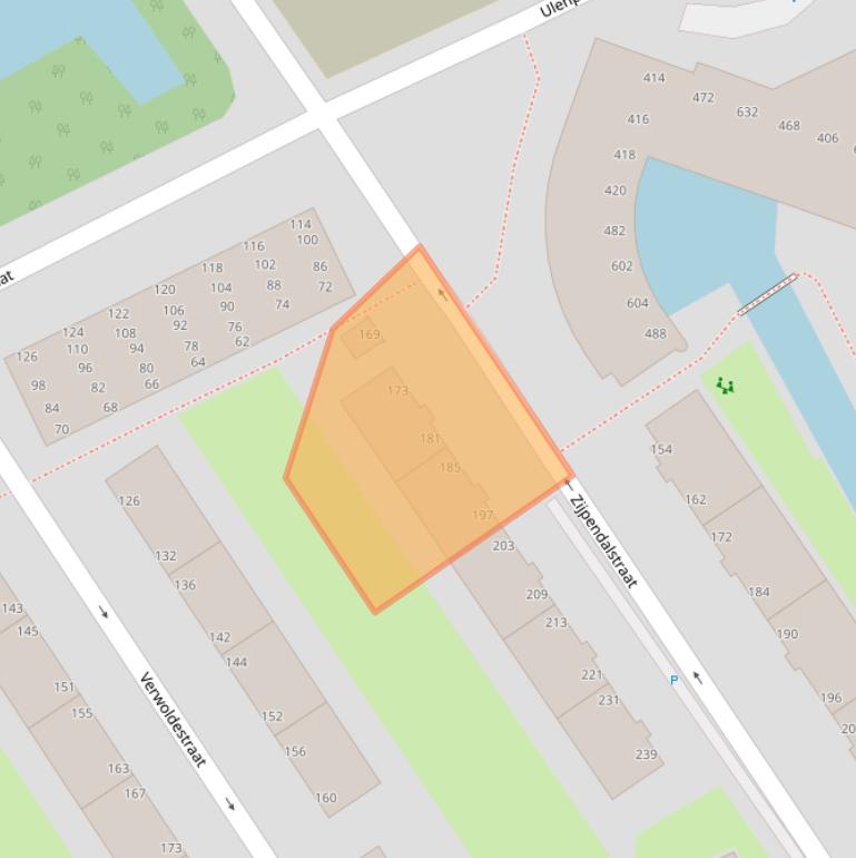 Kaart van postcodegebied 2531GV.