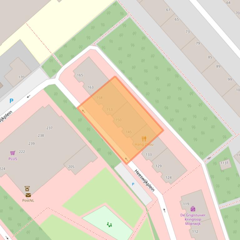 Kaart van postcodegebied 2531HJ.