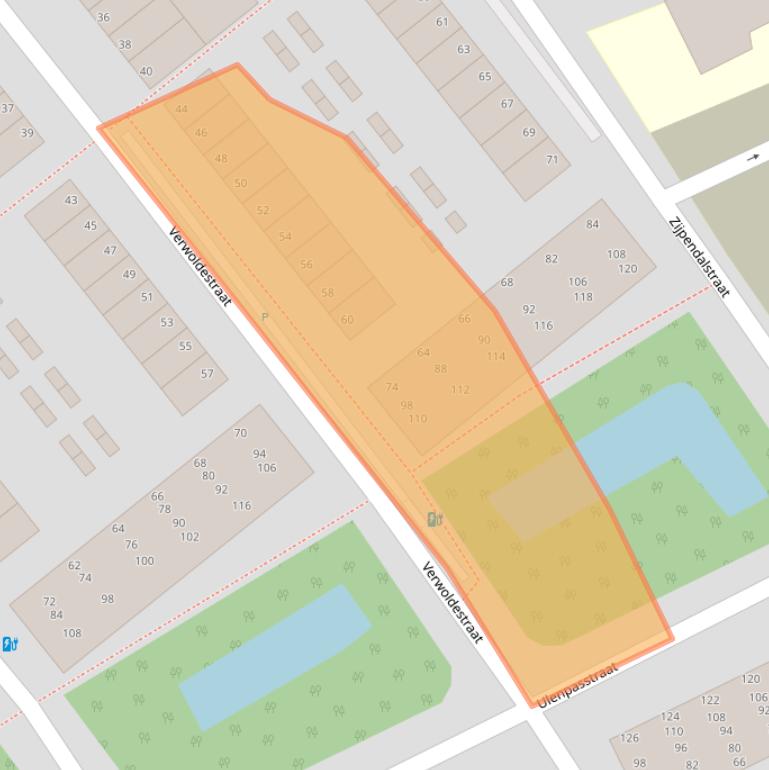 Kaart van postcodegebied 2531HS.