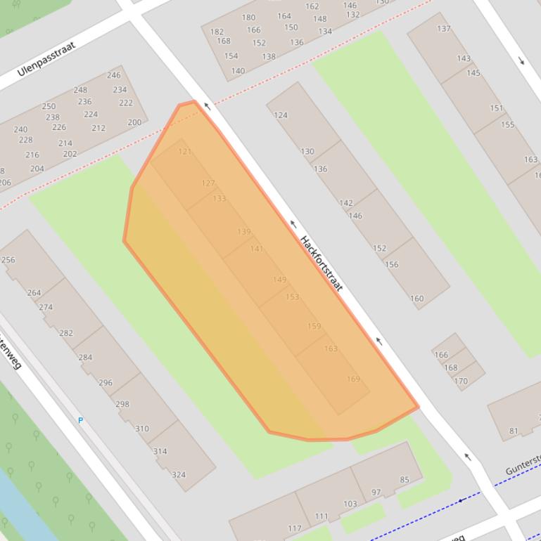 Kaart van postcodegebied 2531JJ.