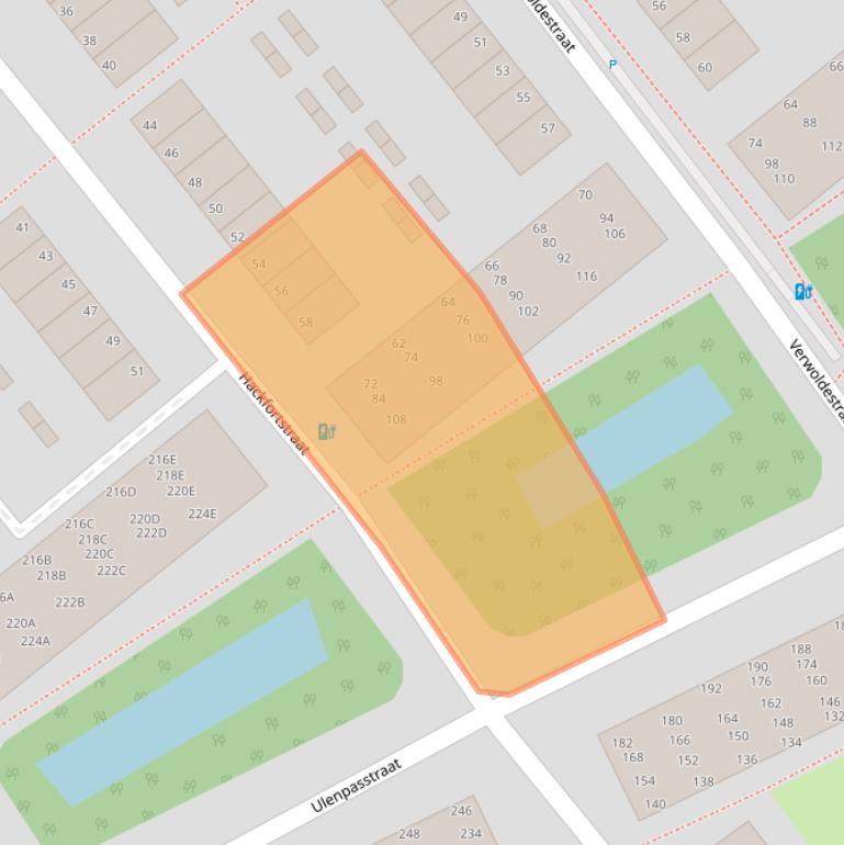 Kaart van postcodegebied 2531JM.