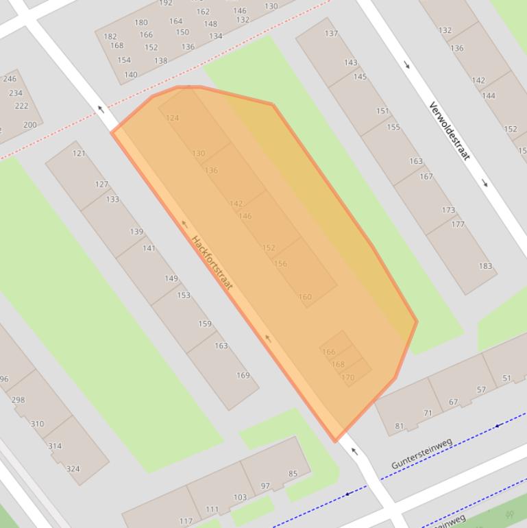 Kaart van postcodegebied 2531JN.