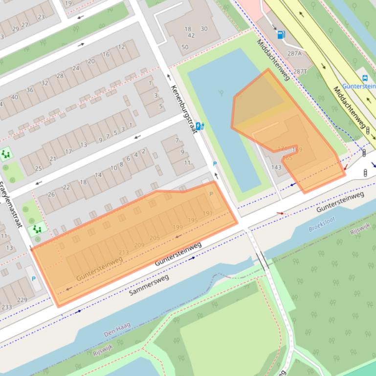 Kaart van postcodegebied 2531JV.