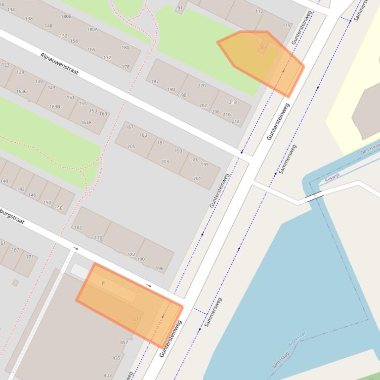 Kaart van postcodegebied 2531KA.