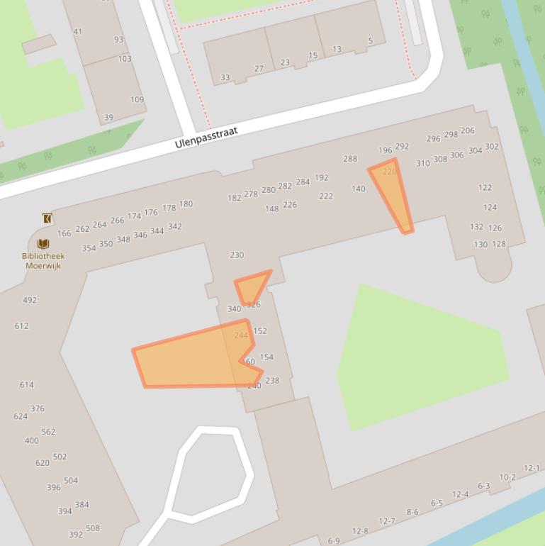 Kaart van postcodegebied 2531NA.