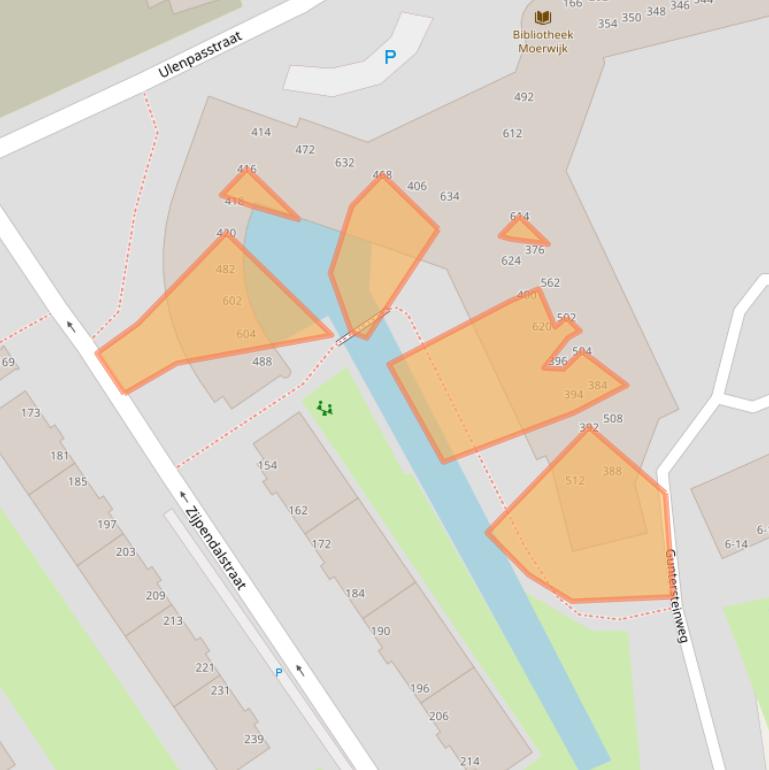 Kaart van postcodegebied 2531NB.