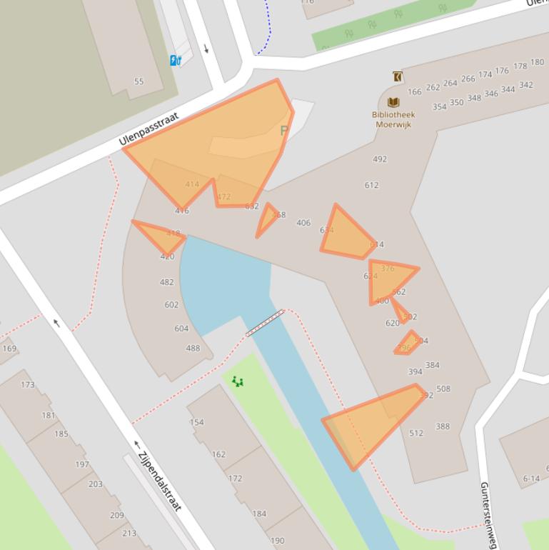 Kaart van postcodegebied 2531ND.