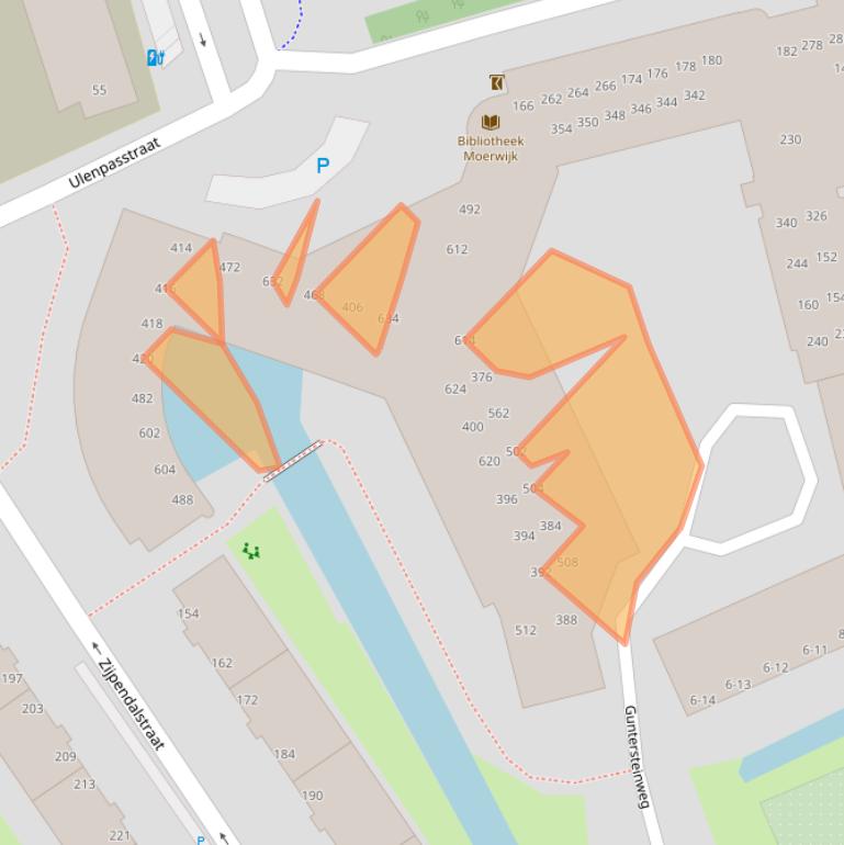 Kaart van postcodegebied 2531NE.