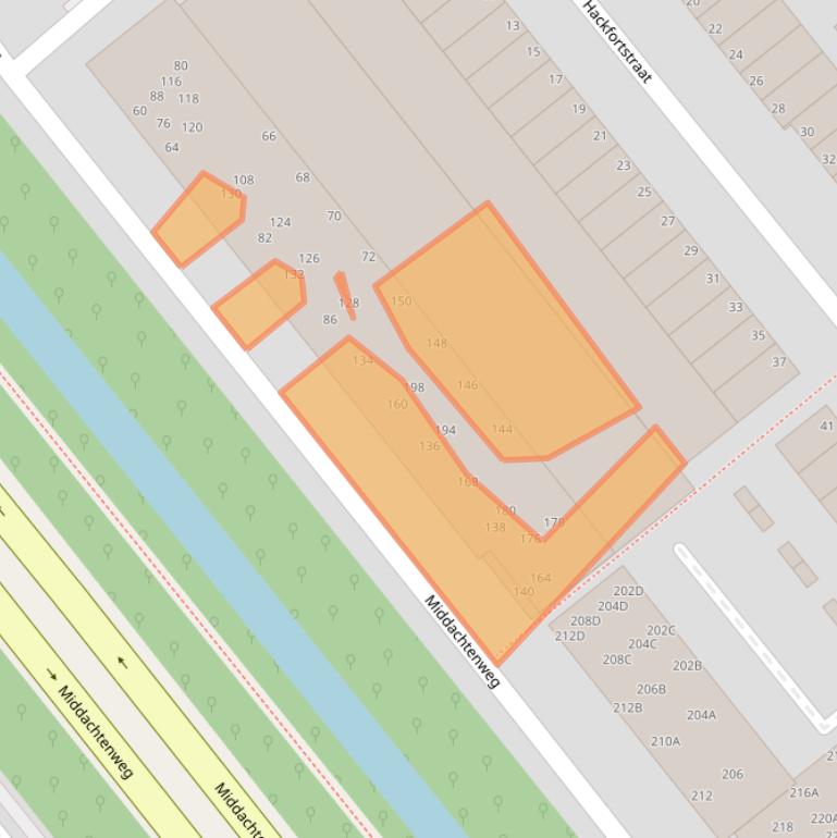 Kaart van postcodegebied 2531PE.