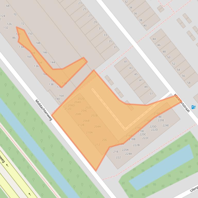 Kaart van postcodegebied 2531PG.