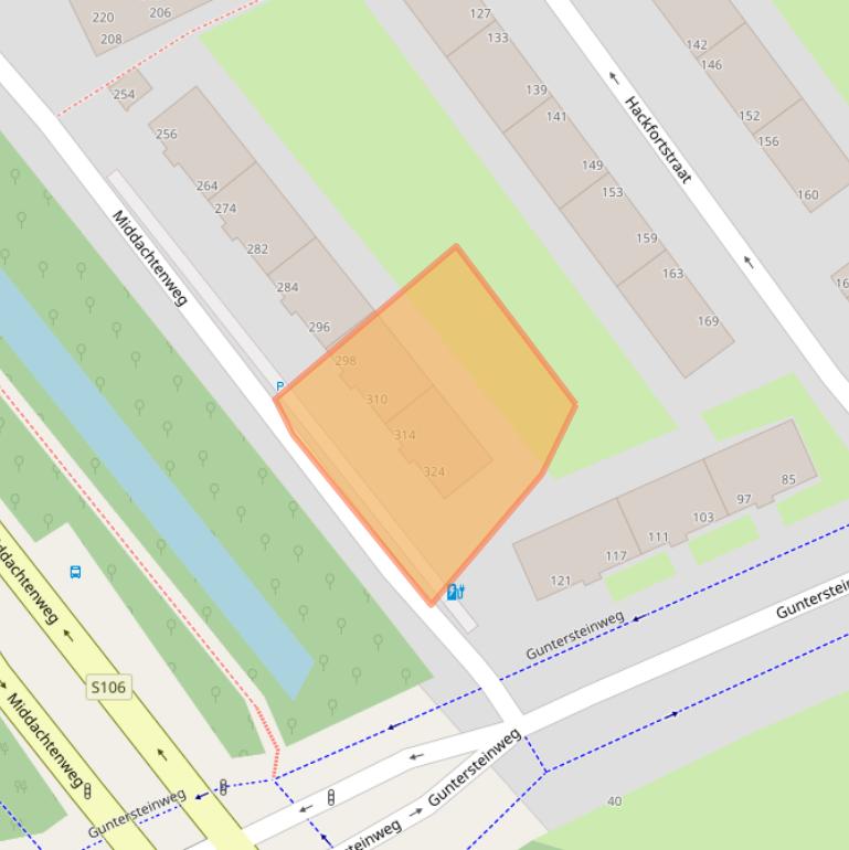 Kaart van postcodegebied 2531PK.