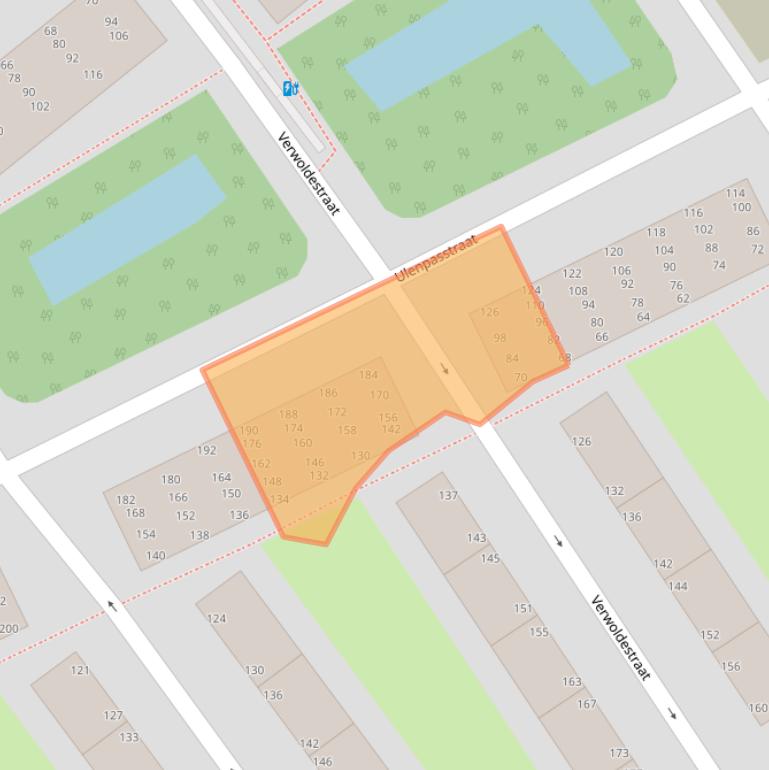 Kaart van postcodegebied 2531PP.