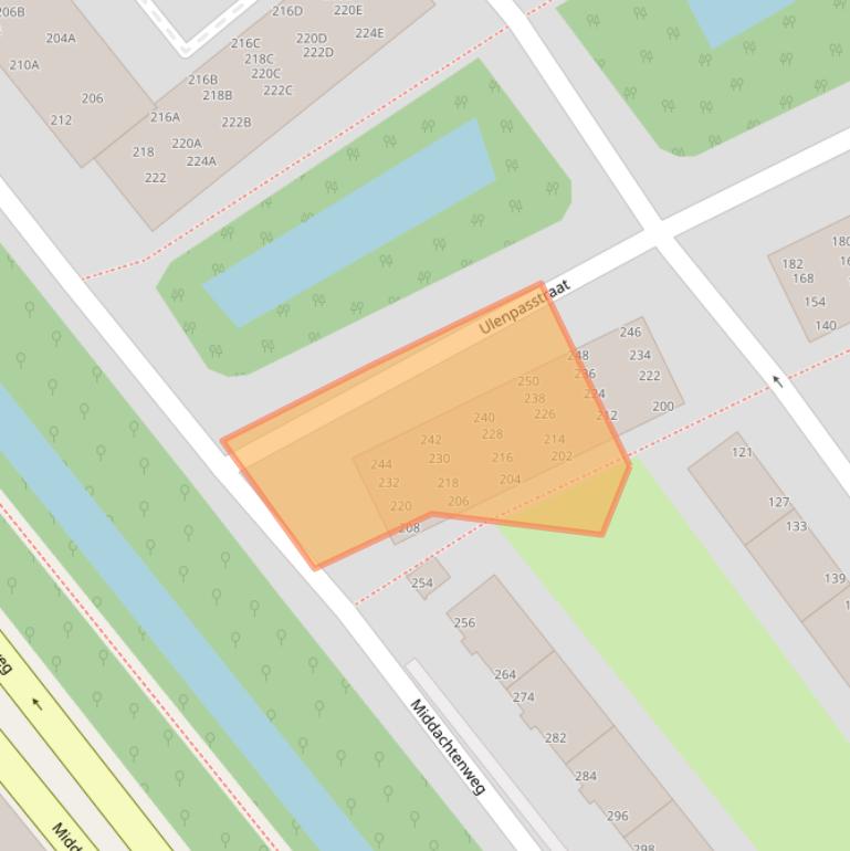 Kaart van postcodegebied 2531PS.