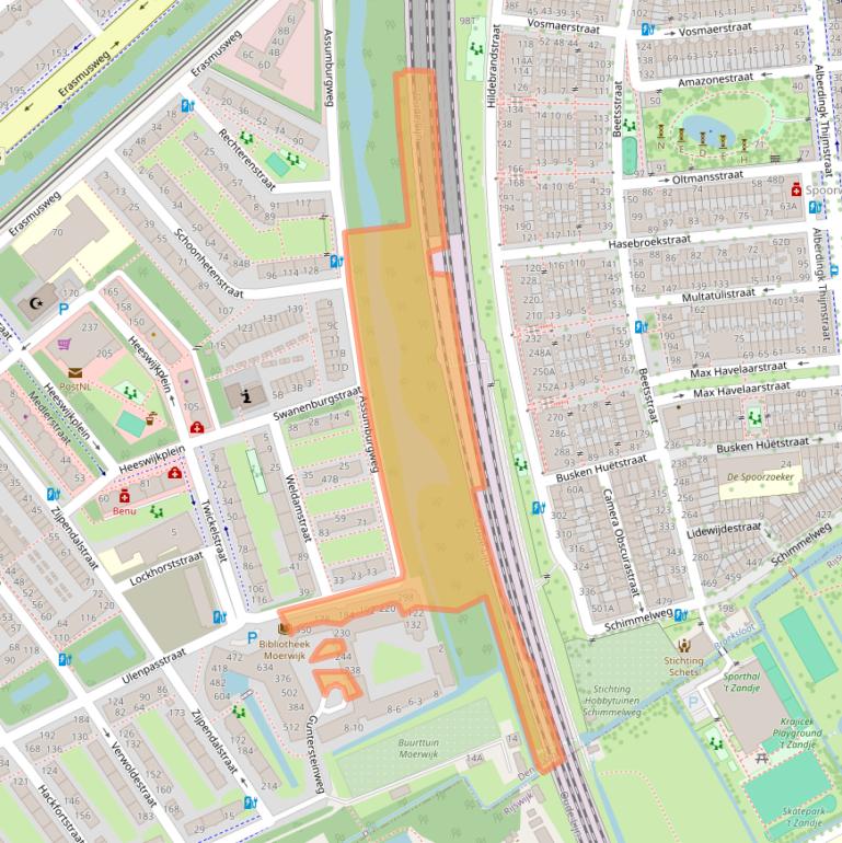 Kaart van postcodegebied 2531RD.