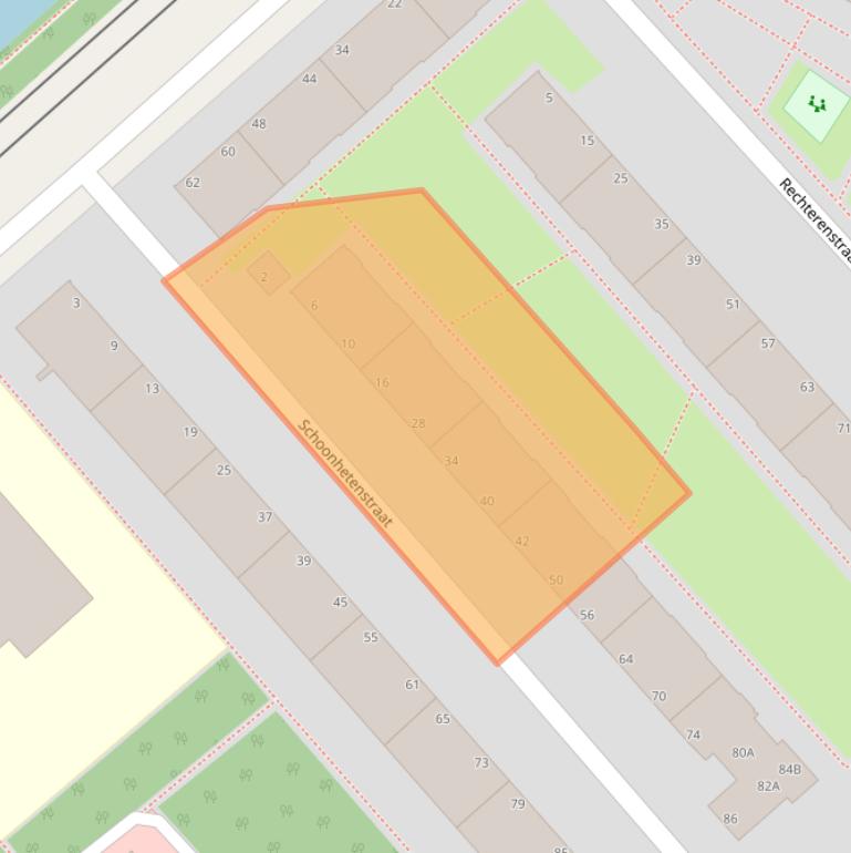 Kaart van postcodegebied 2531RM.