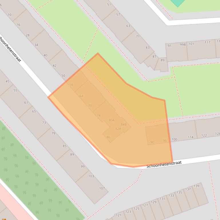 Kaart van postcodegebied 2531RN.
