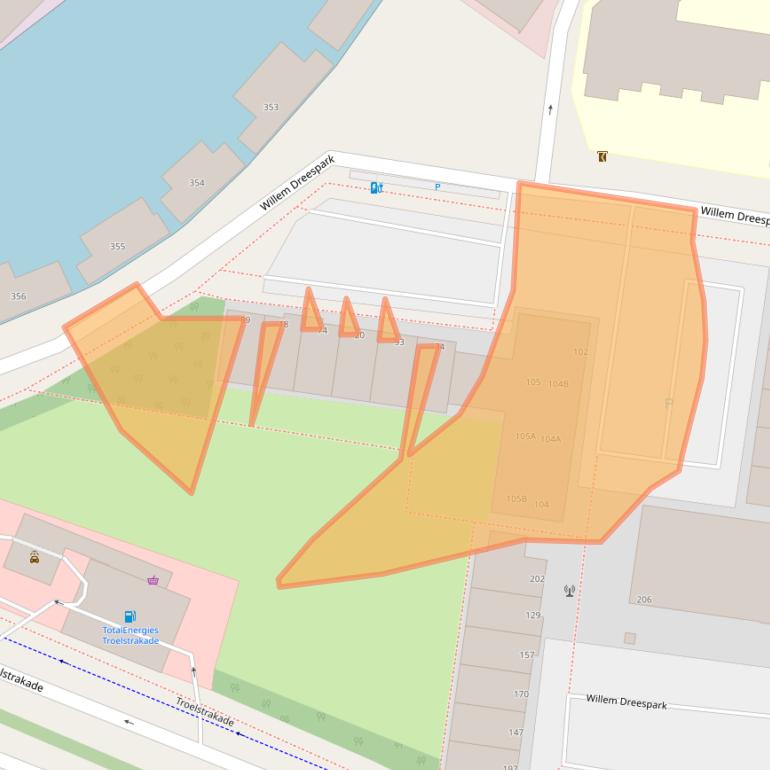 Kaart van postcodegebied 2531SH.