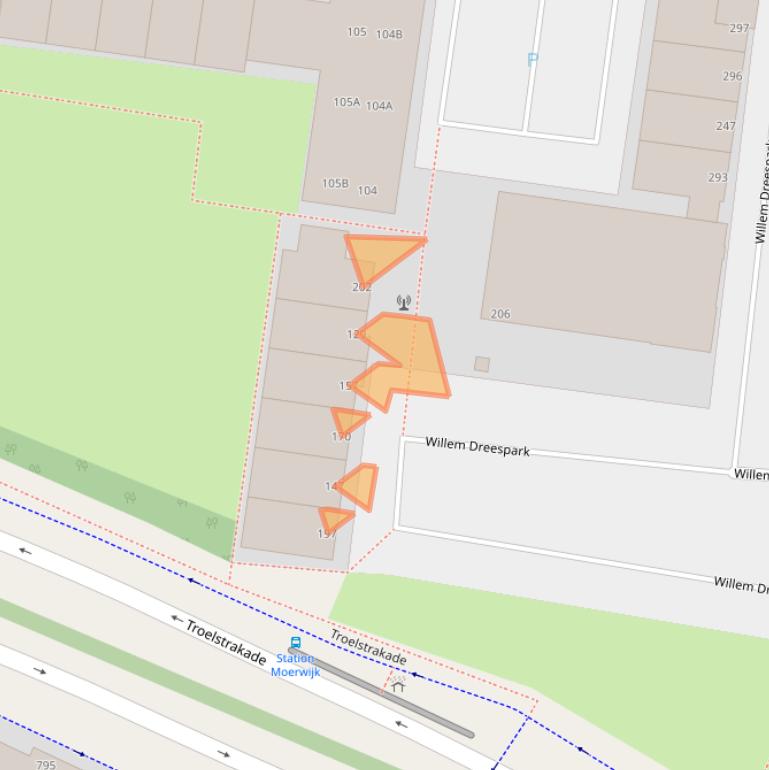 Kaart van postcodegebied 2531SJ.