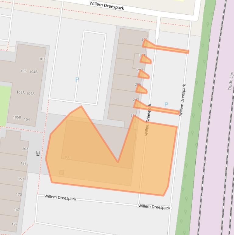 Kaart van postcodegebied 2531SP.