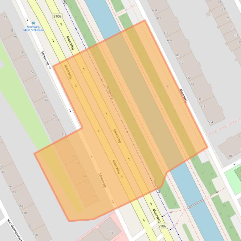 Kaart van postcodegebied 2531TC.