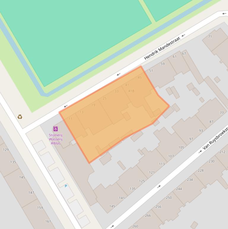 Kaart van postcodegebied 2531TV.