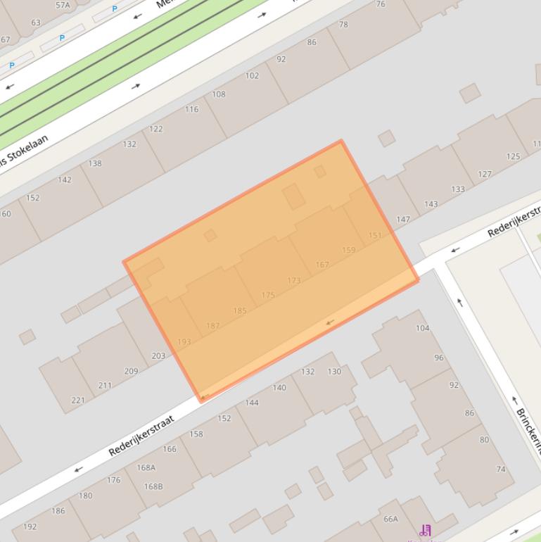 Kaart van postcodegebied 2531VK.