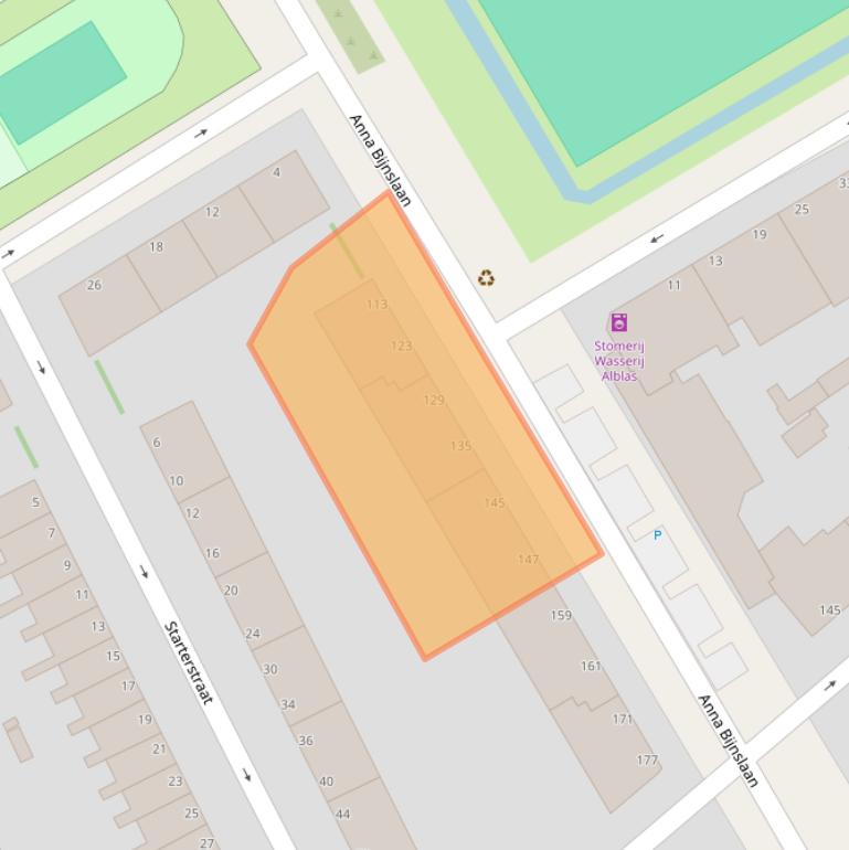 Kaart van postcodegebied 2531VX.