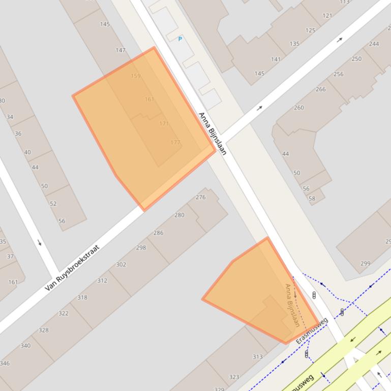 Kaart van postcodegebied 2531VZ.