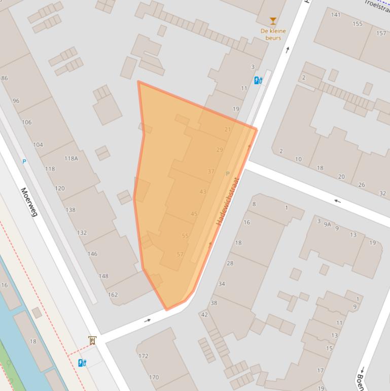 Kaart van postcodegebied 2531XX.