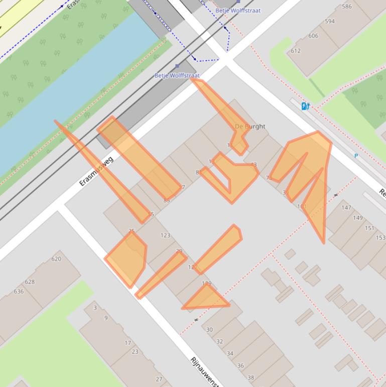 Kaart van postcodegebied 2532AV.