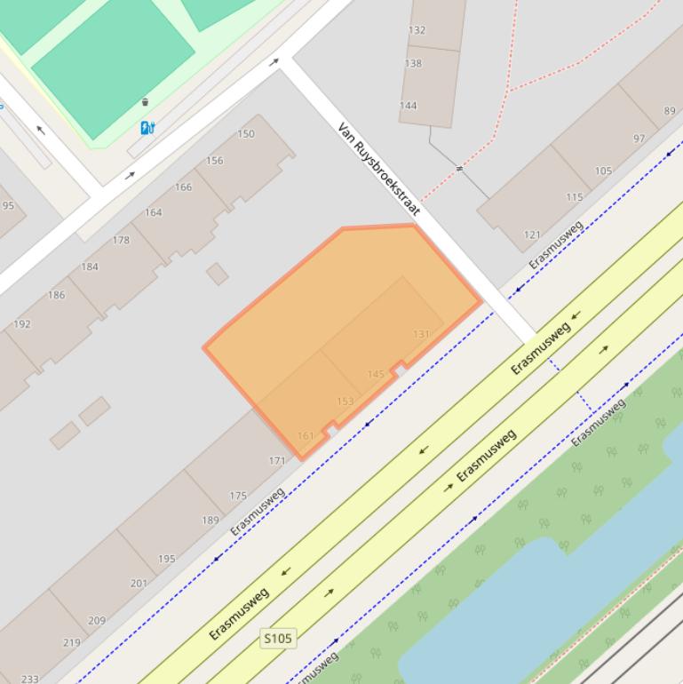 Kaart van postcodegebied 2532CG.