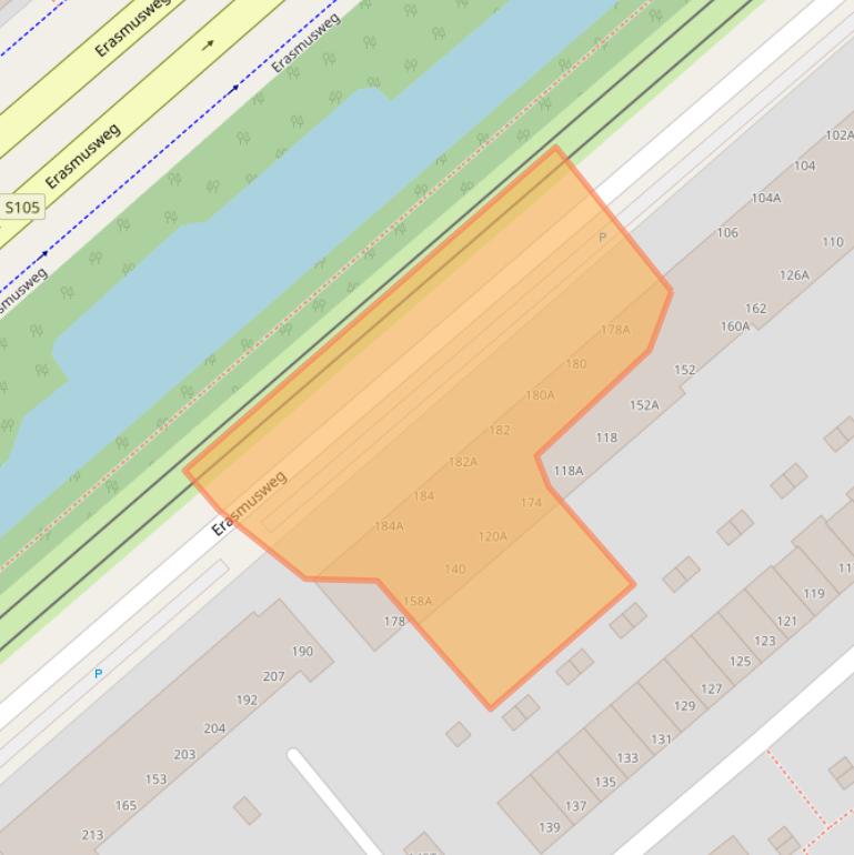 Kaart van postcodegebied 2532CV.