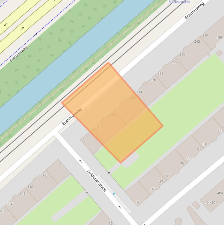 Kaart van postcodegebied 2532EB.