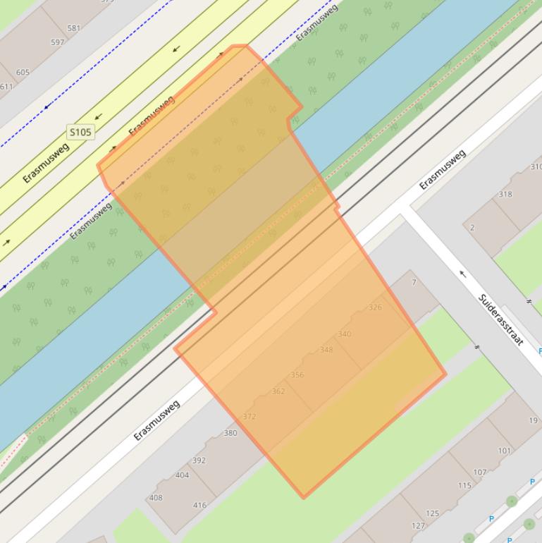 Kaart van postcodegebied 2532EC.