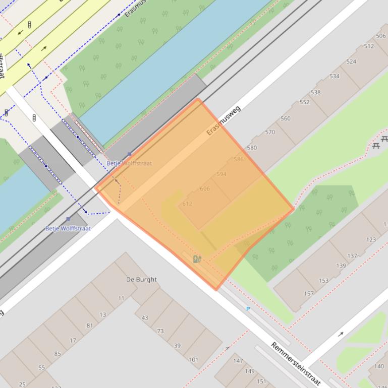 Kaart van postcodegebied 2532EJ.