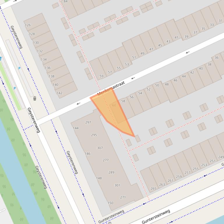 Kaart van postcodegebied 2532TL.