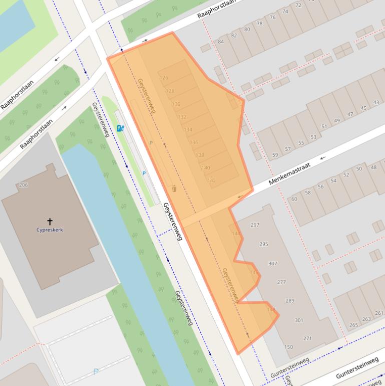 Kaart van postcodegebied 2532TV.