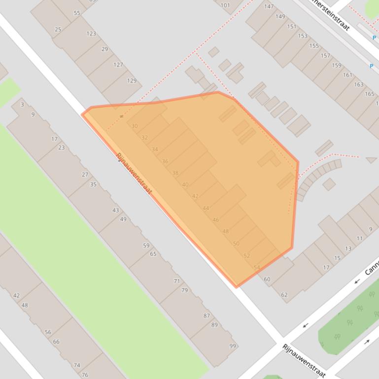 Kaart van postcodegebied 2532VE.