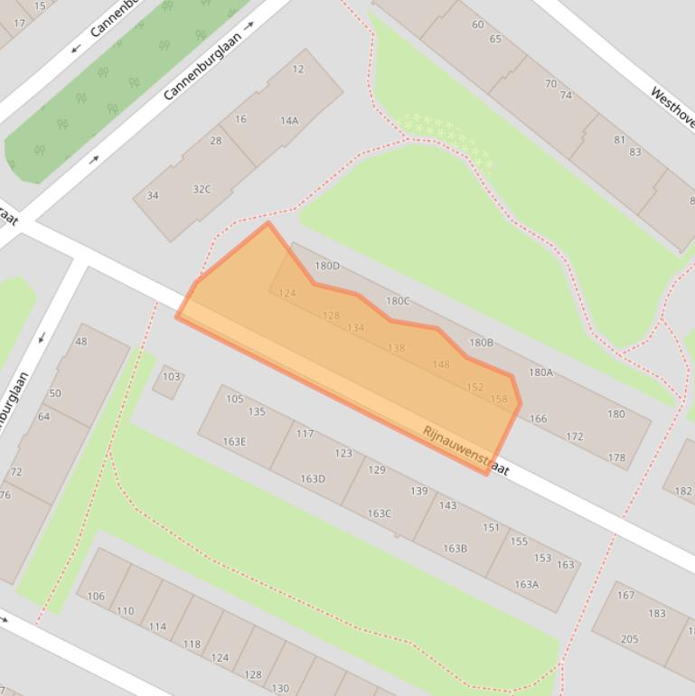 Kaart van postcodegebied 2532VH.