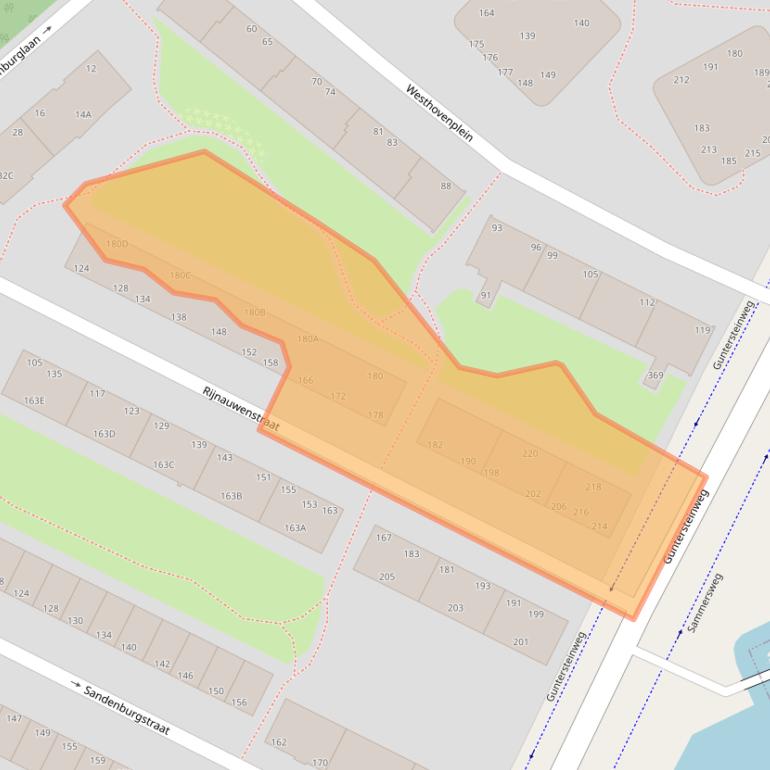 Kaart van postcodegebied 2532VJ.