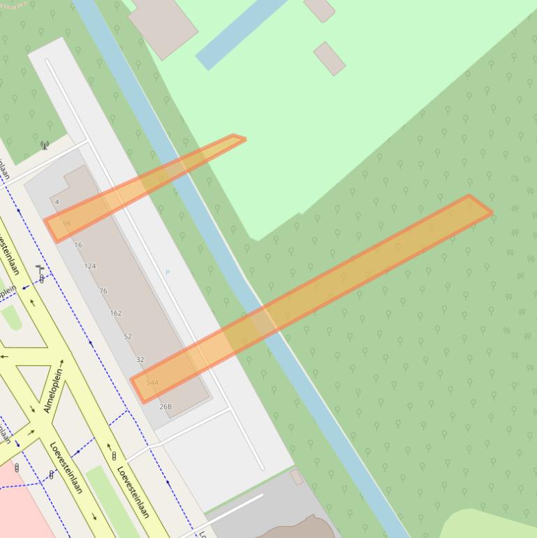 Kaart van postcodegebied 2533AV.