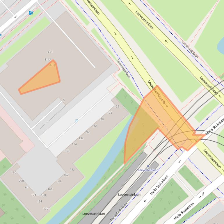 Kaart van postcodegebied 2533BB.