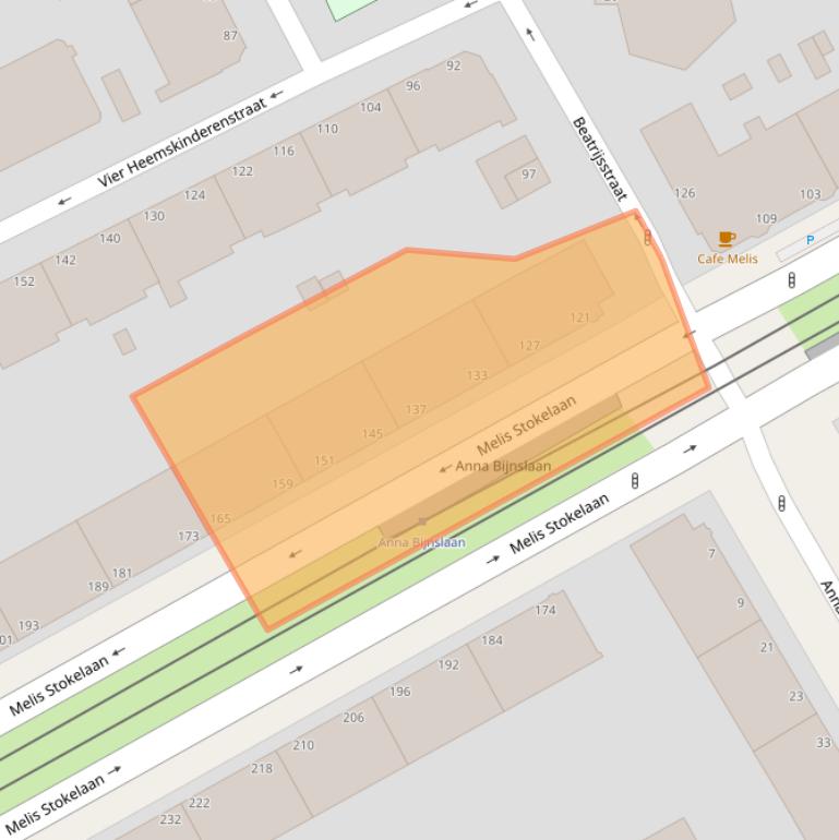 Kaart van postcodegebied 2533CR.