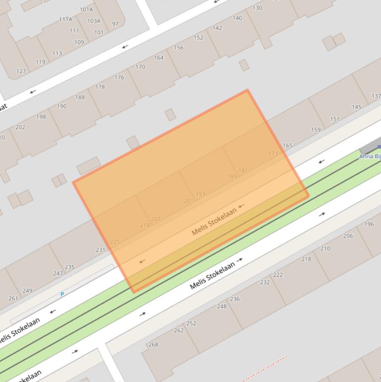 Kaart van postcodegebied 2533CS.