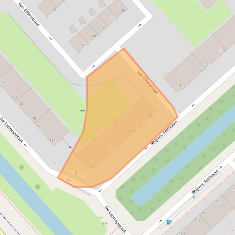 Kaart van postcodegebied 2533GD.